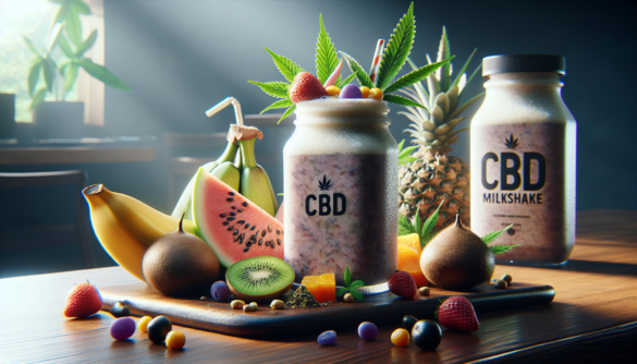 Recette de milkshake au CBD et aux fruits exotiques