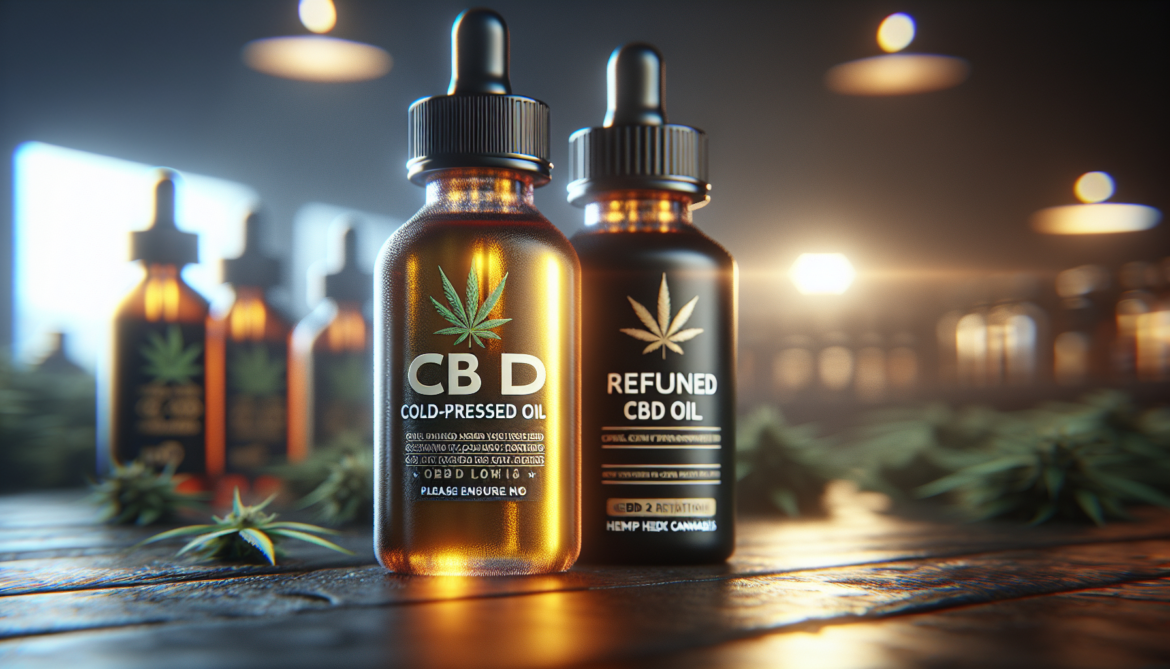 Comparatif des huiles CBD pressées à froid vs huiles raffinées