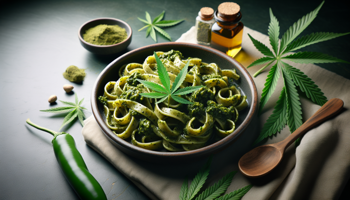 Pâtes au pesto infusé au CBD : une recette originale et savoureuse
